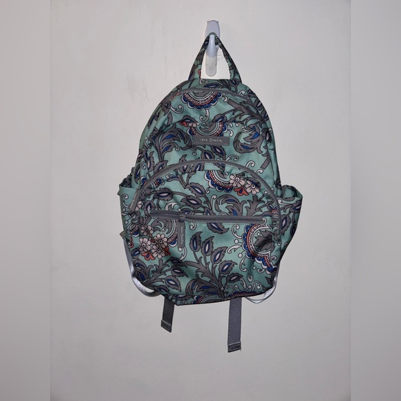 Vera Bradley Handbags - Vera Bradley Teal Paisley Backpack